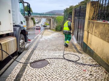 Limpeza de ruas e passeios